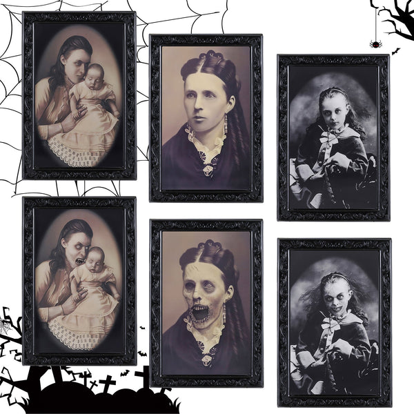Cadre Hanté 3D – Le Portrait qui Change de Visage 👻